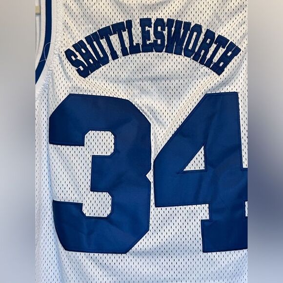 Jesus Shuttlesworth #34 He Got Game White Jersey - XS Unisex - Headgear Classics - Picture 6 of 8